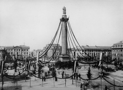 The Luisenplatz, Darmstadt, April 30, 1884 by English Photographer